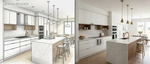 3D kitchen design rendering for Mankato, MN remodel — visualise layout before construction begins